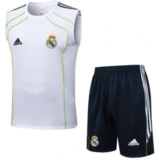 Chaleco+bermudas Real Madrid 25/26-white with green